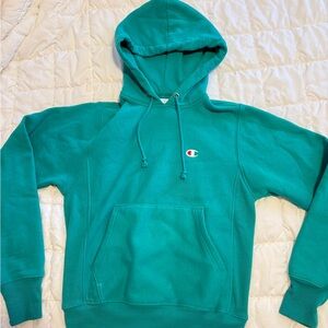 Champion Teal Hoodie